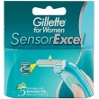 Сменная кассета "Gillette for Women Sensor Excel", 5 шт Польша Артикул: SNS-13276073 Товар сертифицирован инфо 9554o.