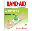 Пластырь "Band Aid", с алоэ вера и витамином Е, 20 шт см Производитель: Франция Товар сертифицирован инфо 9721o.